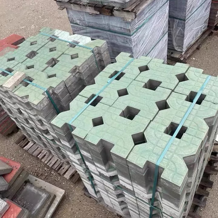 人行道園林建筑滲水磚 深灰色透水磚 耐腐蝕強(qiáng)抗壓 彩色面包磚 